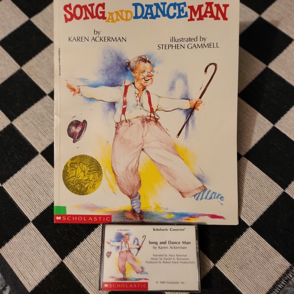 Vtg Scholastic "Song & Dance Man" Cassette/Book Read Along Combo - Picture 1 of 1